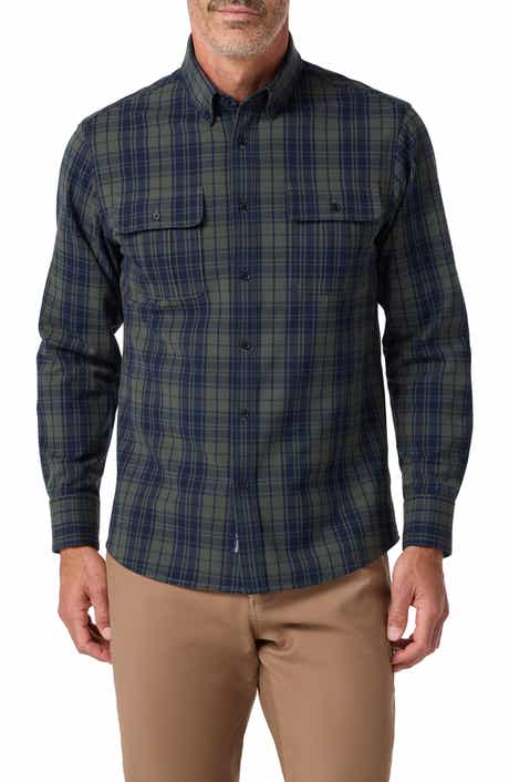 Mizzen+Main Upstate Plaid Flannel Button-Down Shirt