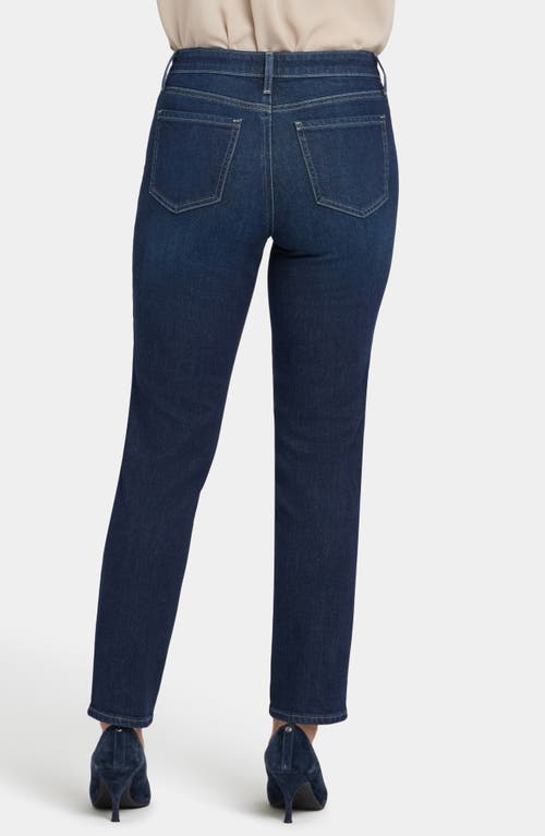 Nydj Margot Girlfriend Front Seam Straight Leg Jeans In Blue