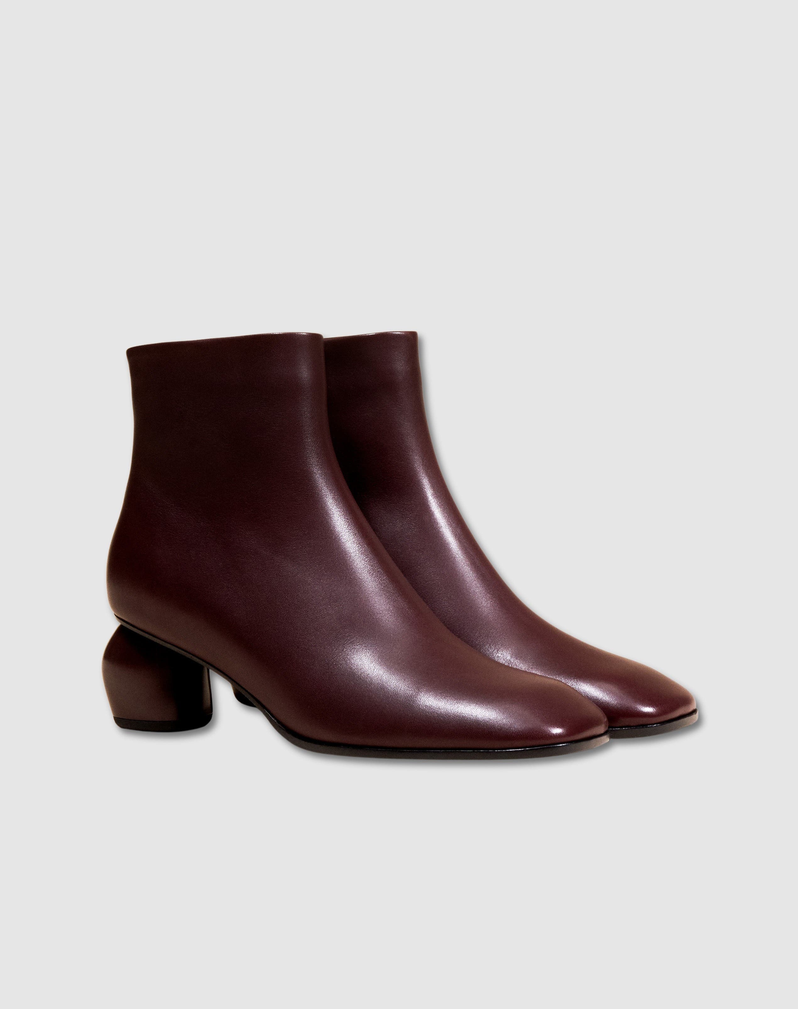Tadao Low Heel Ankle Boot, Alternate, color, BURGUNDY