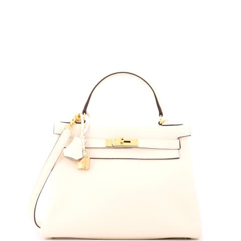 Kelly Handbag Light Togo with Gold Hardware 28