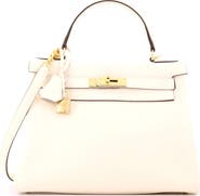 Pre-Owned Hermes Kelly Handbag Light Togo with Gold Hardware 28