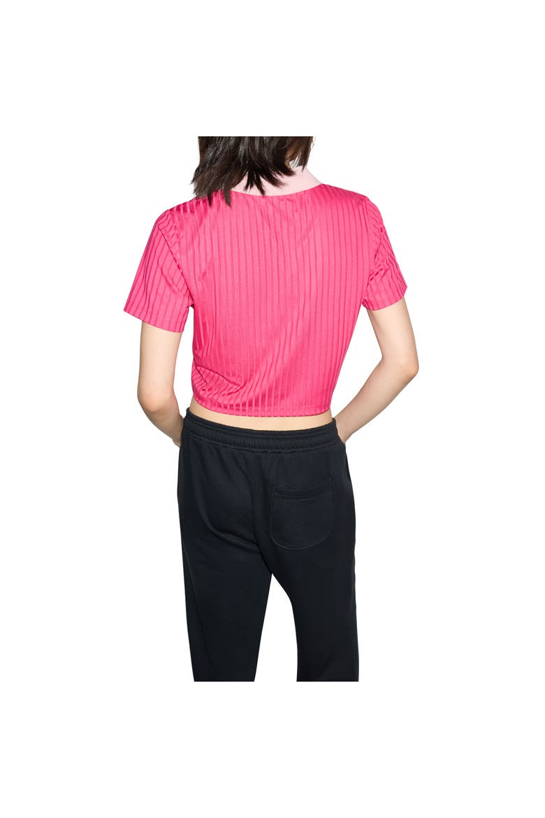 Crest Polo, Alternate, color, Rough Raspberry