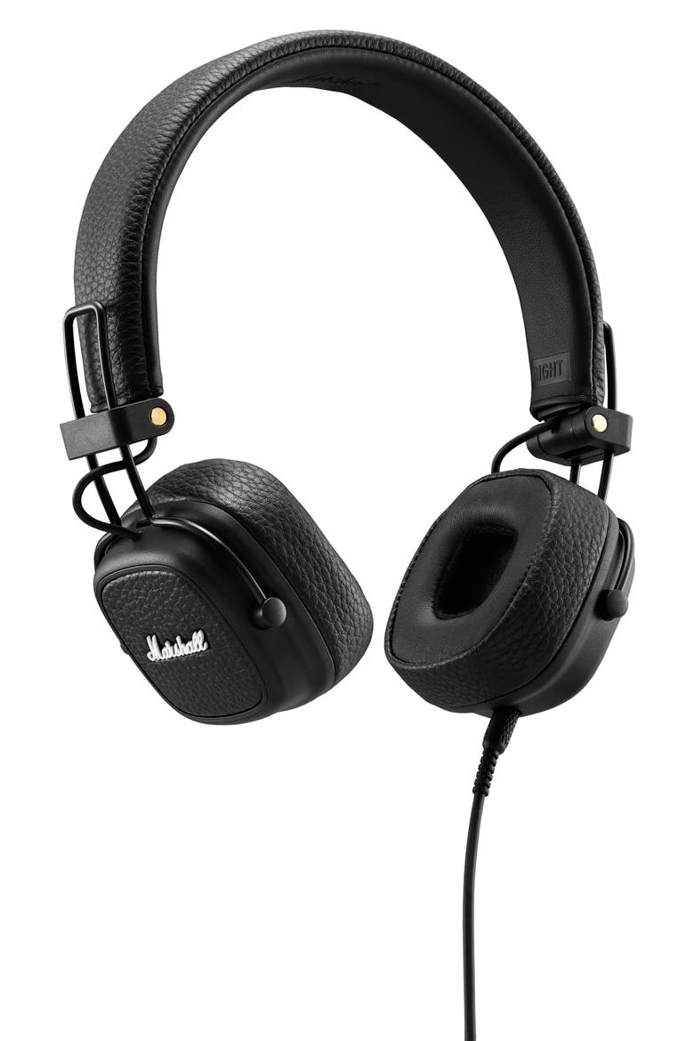 Major III Wired Headphones, Main, color, BLACK