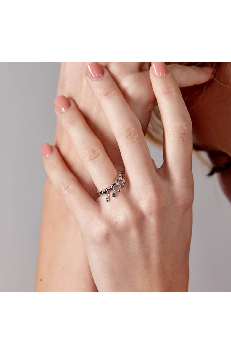 Lucy Quartermaine Waterfall Five Drip Ring, Alternate, color, Sterling Silver