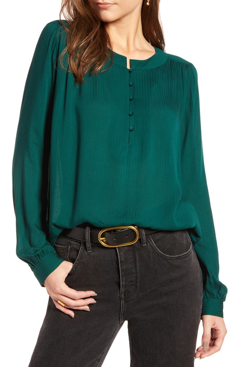 Treasure & Bond Tonal Stripe Blouse, Main, color, 