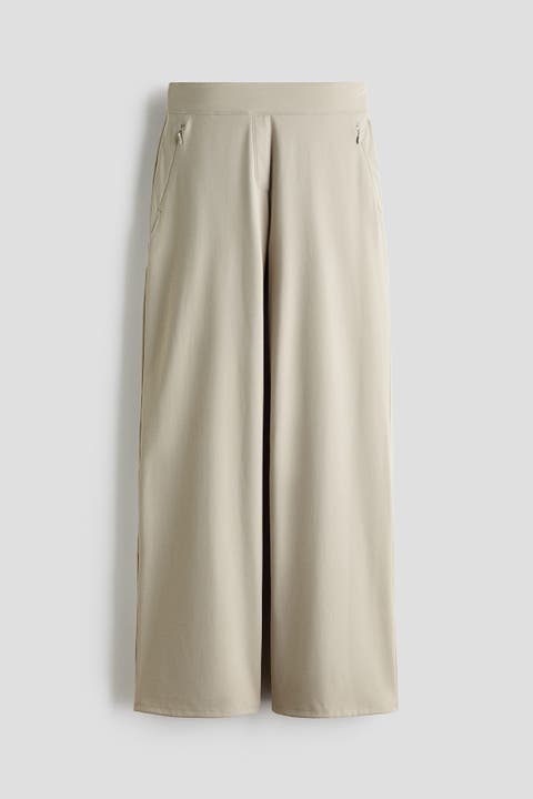 Four-way Stretch Wide Trousers