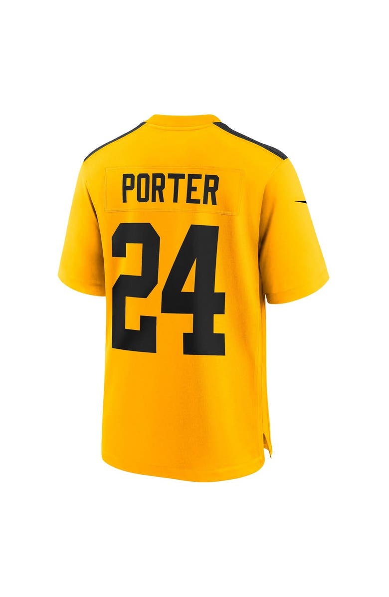 Nike Youth Nike Joey Porter Jr. Gold Pittsburgh Steelers Alternate 1933 Throwback Game Jersey, Alternate, color, Gold
