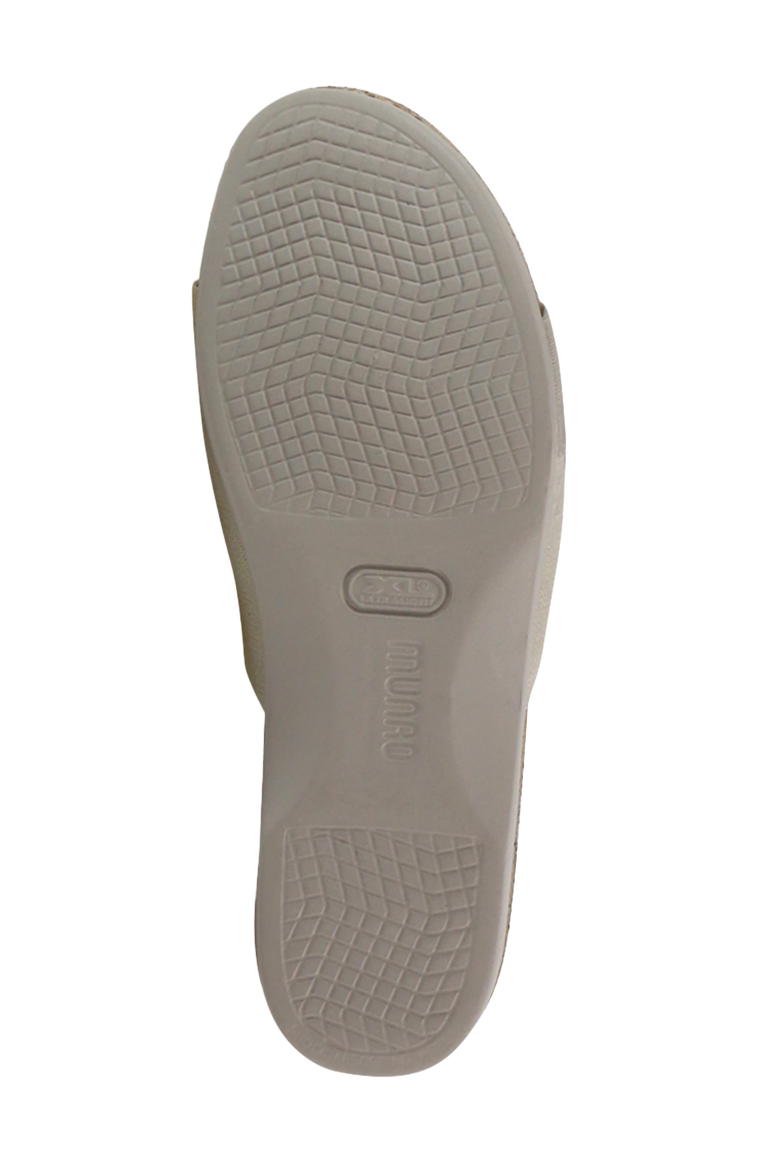 Casita Slide Sandal, Alternate, color, GOLD STRETCH