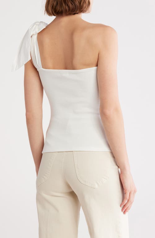 Vigoss One Shoulder Bow Tank Top