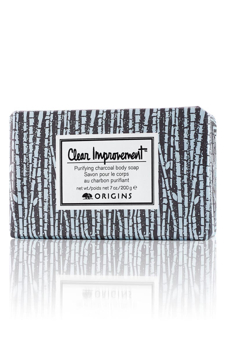 Origins Clear Improvement<sup>™</sup> Purifying Charcoal Bar Soap, Alternate, color, 