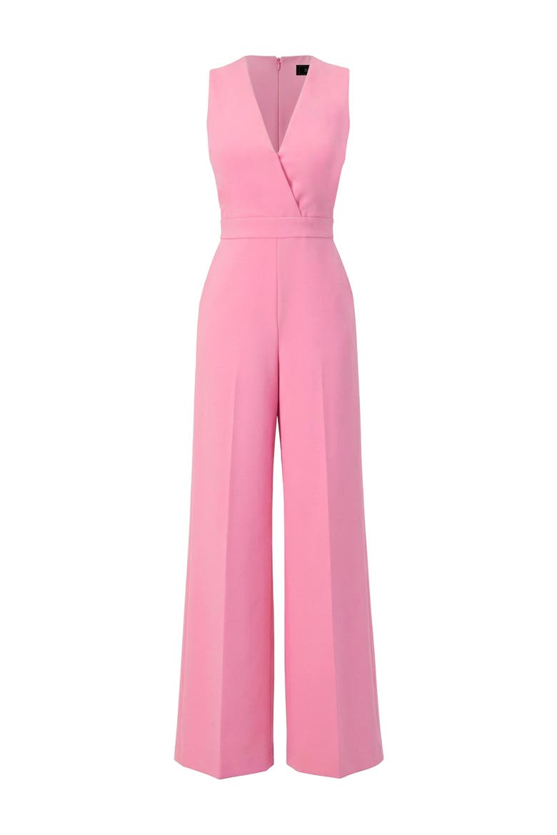 V-Neck Sleeveless Wide-Leg Jumpsuit, Alternate, color, Pink