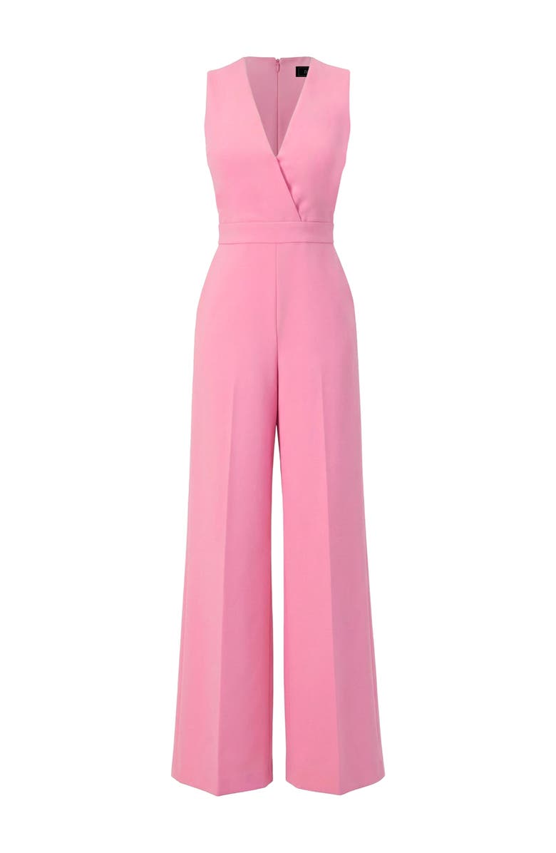 IVONNE V-Neck Sleeveless Wide-Leg Jumpsuit, Alternate, color, Pink