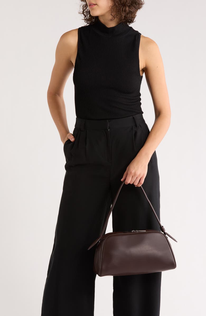 BCBG Top Handle Bag, Alternate, color, Chocolate