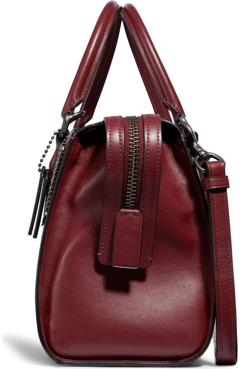 COACH x Selena Gomez Selena Bond Embellished Leather Satchel, Alternate, color,