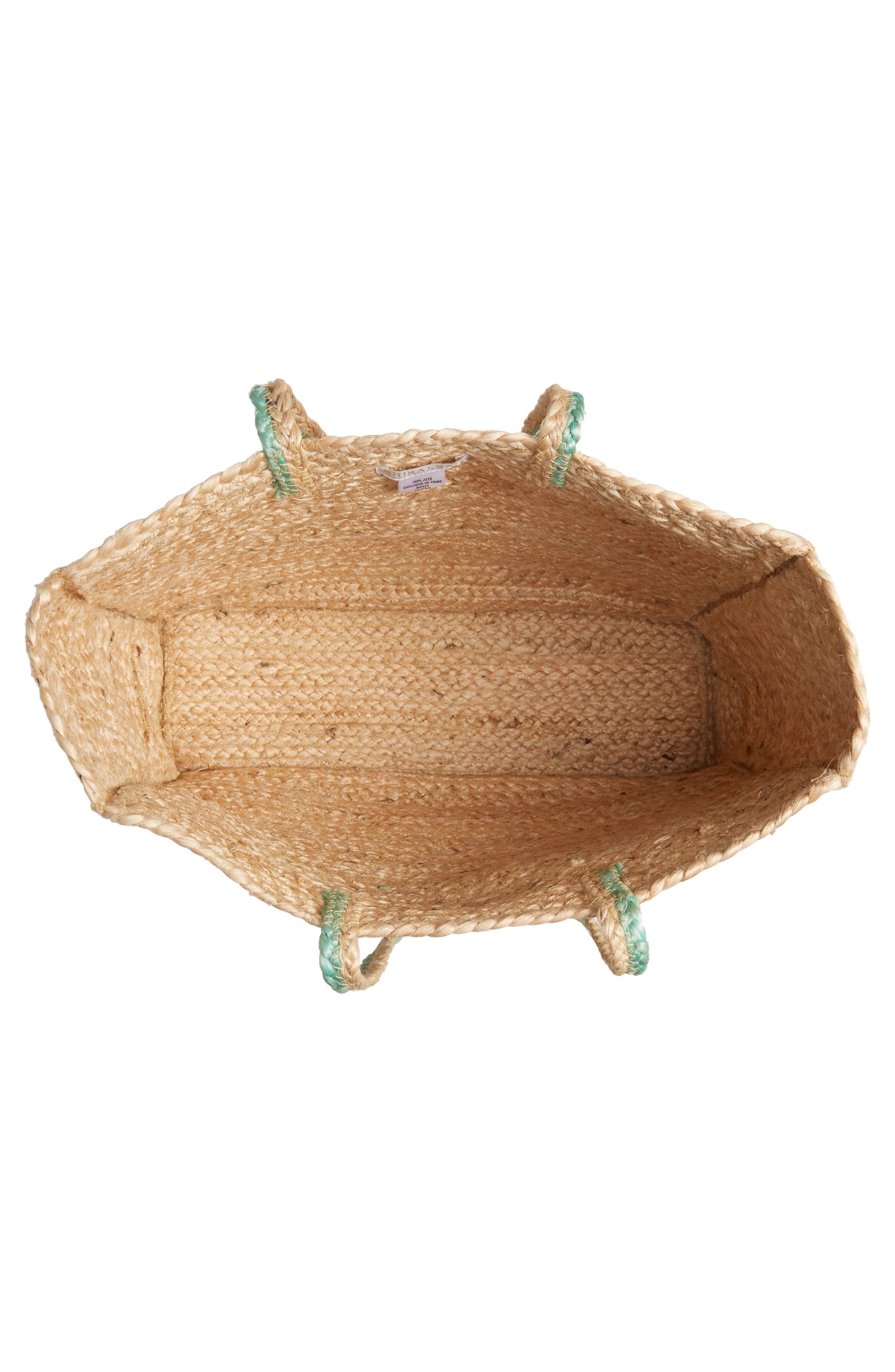 Shiraleah Always on Vacation Jute Tote, Alternate, color, 