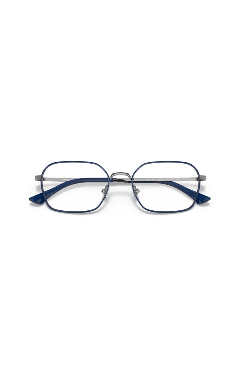 Brooks Brothers 54mm Rectangle optical glasses, Alternate, color, Blue