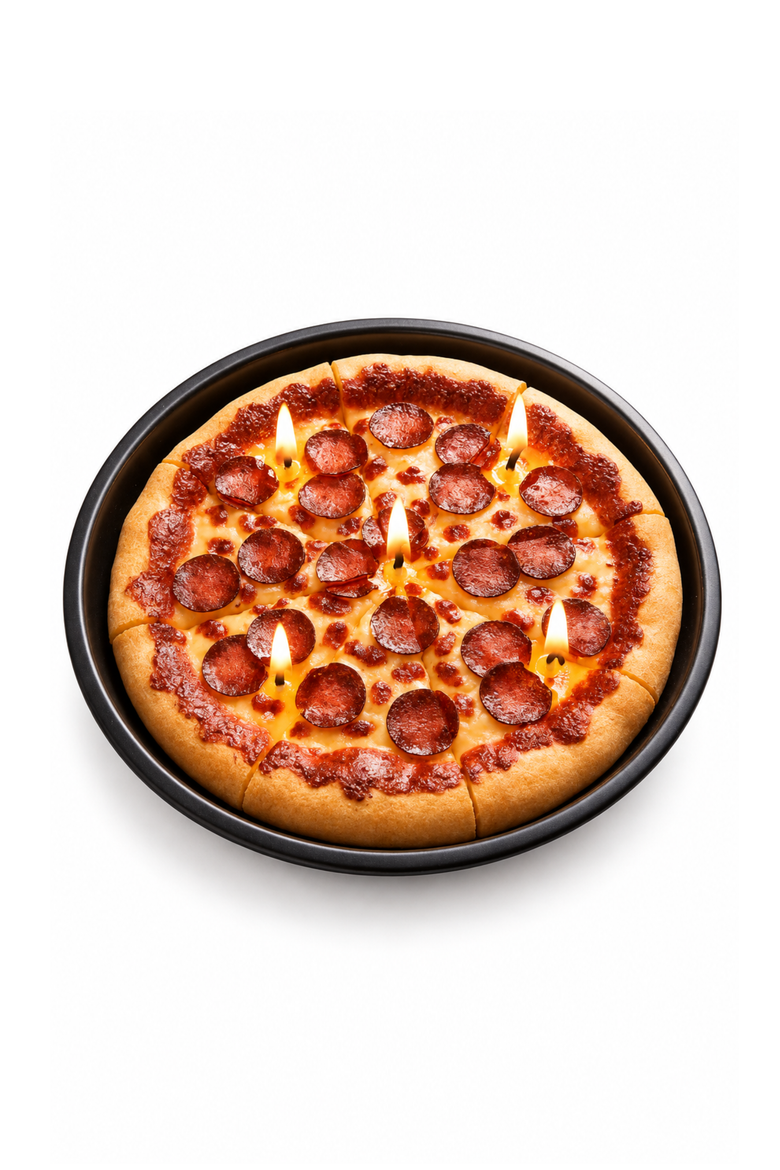 Pepperoni Pizza Candle, Main, color, Pepperoni Pizza