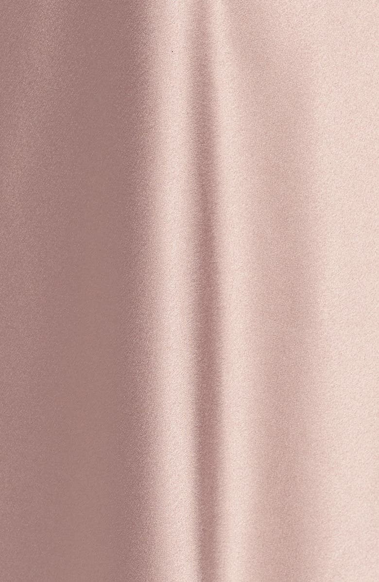 La Femme Embellished Lace & Satin Gown, Alternate, color,