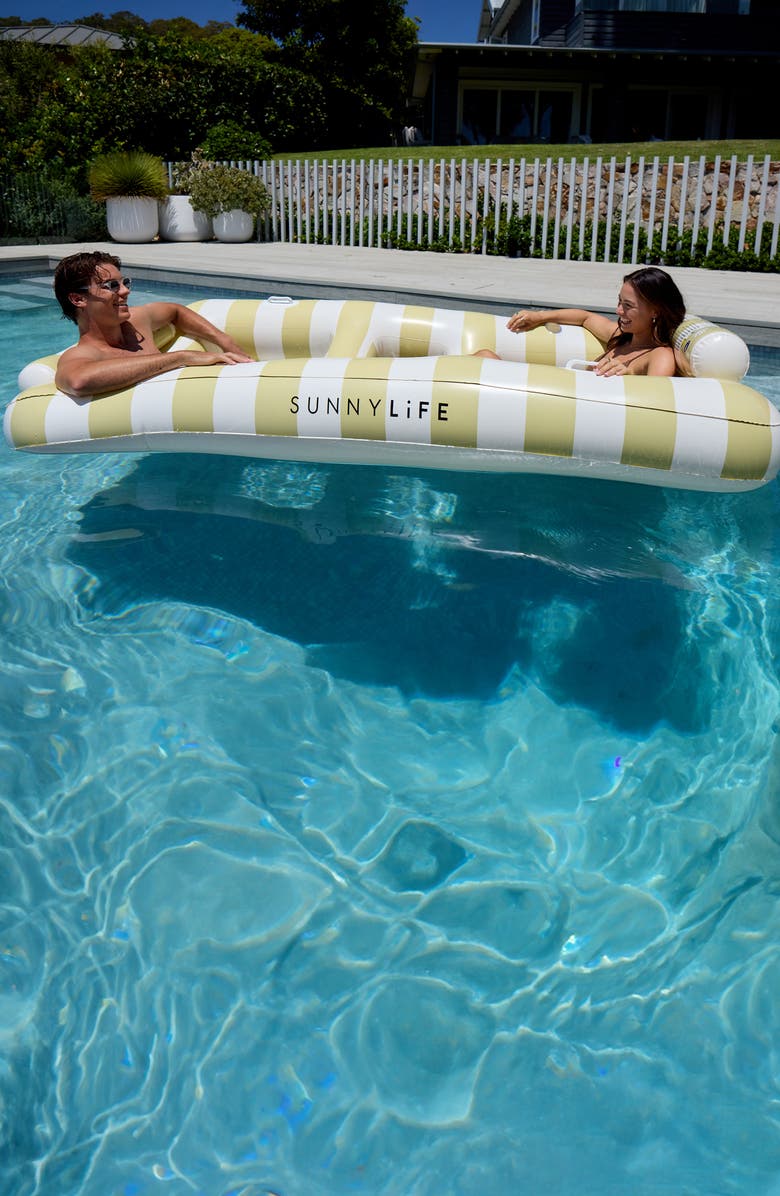 Sunnylife Luxe Twin Hammock Pool Float, Alternate, color,
