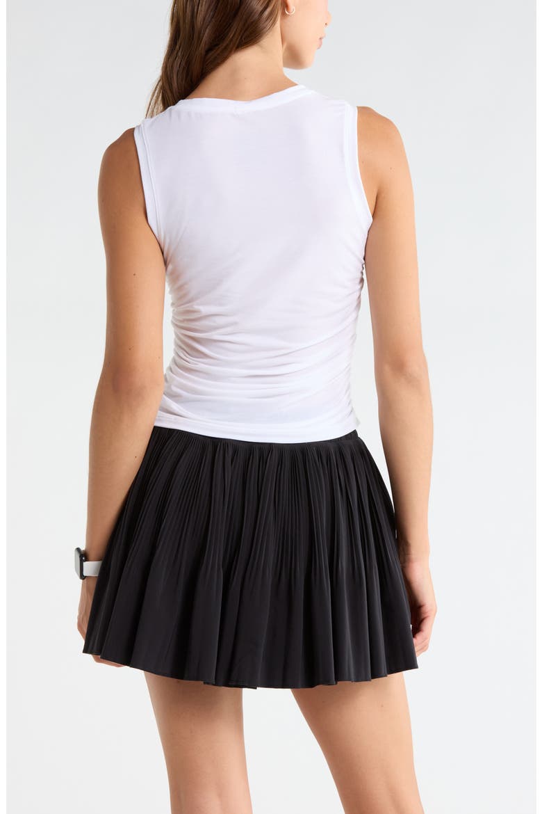 Breathe Ruched Tank, Alternate, color, WHITE