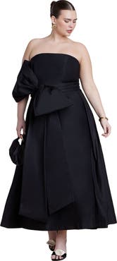 ELOQUII Dramatic Bow Gown