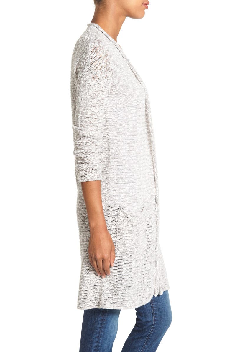 Caslon<sup>®</sup> Open Stitch Long Cardigan, Alternate, color,