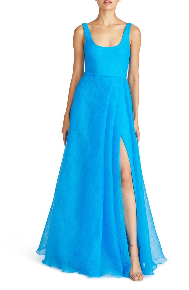 ML Monique Lhuillier Clara Organza Ballgown, Main, color, 