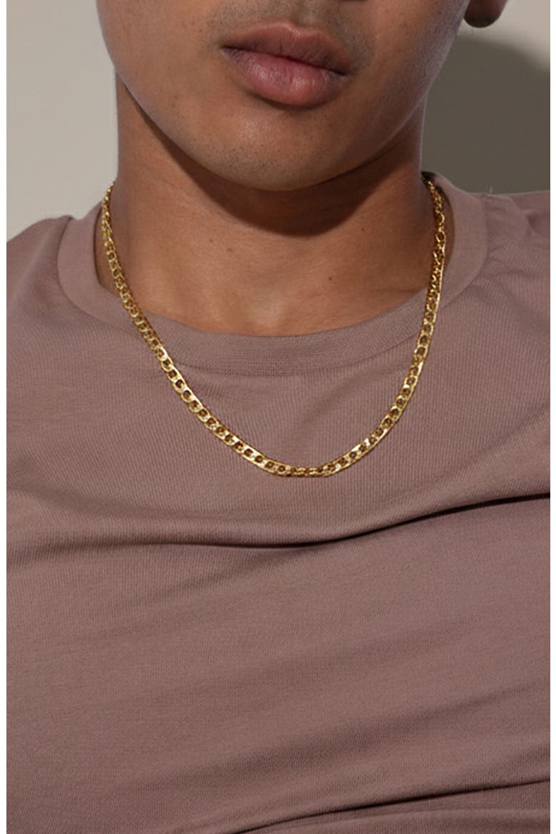 Figaro Cut Chain In Gold, Alternate, color, Gold