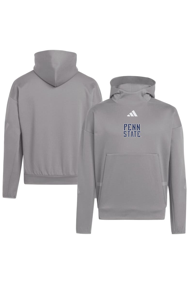 Men's adidas Gray Penn State Nittany Lions Z.N.E Hoodie, Main, color, Gray