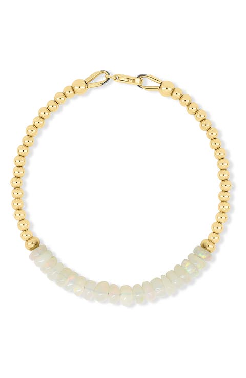 14K Gold Opal Bead Bracelet (Online Trunk Show)