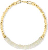 Bony Levy 14K Gold Opal Bead Bracelet