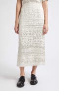 PARTOW Alina Textured Silk Blend Skirt