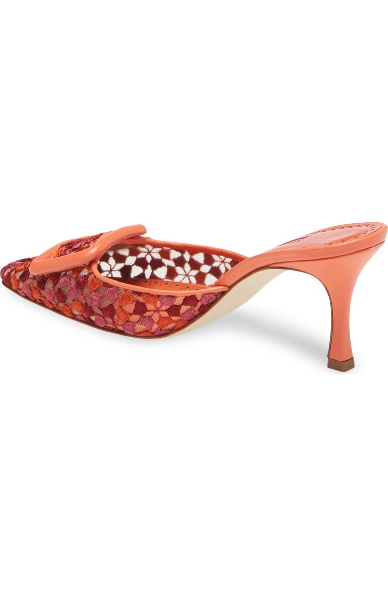 Manolo Blahnik Maysale Buckle Pointed Toe Mule, Alternate, color,