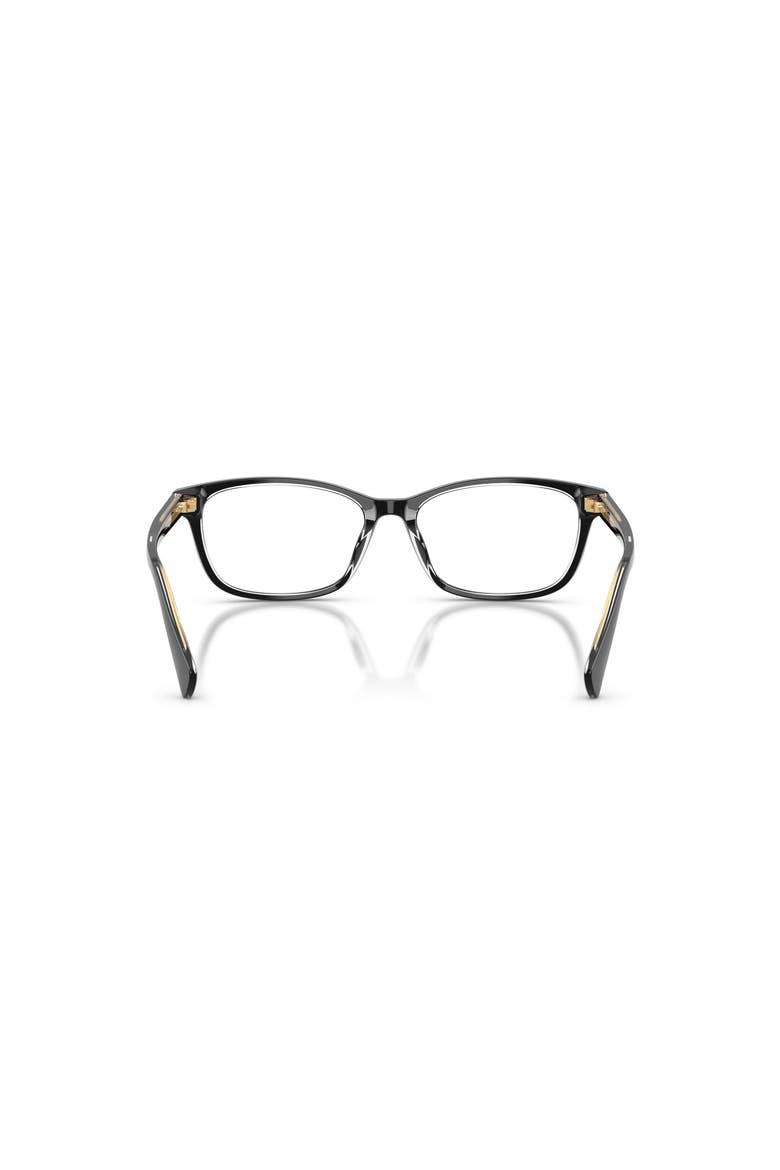 55mm Rectangle optical glasses, Alternate, color, Black