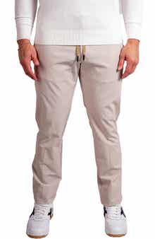 Maceoo Resistancesolid Brown Drawstring Pants