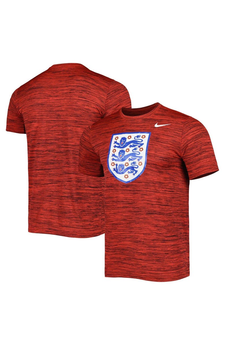 Nike Men's Nike Red England National Team Primary Logo Velocity Legend Performance T-Shirt, Main, color, 