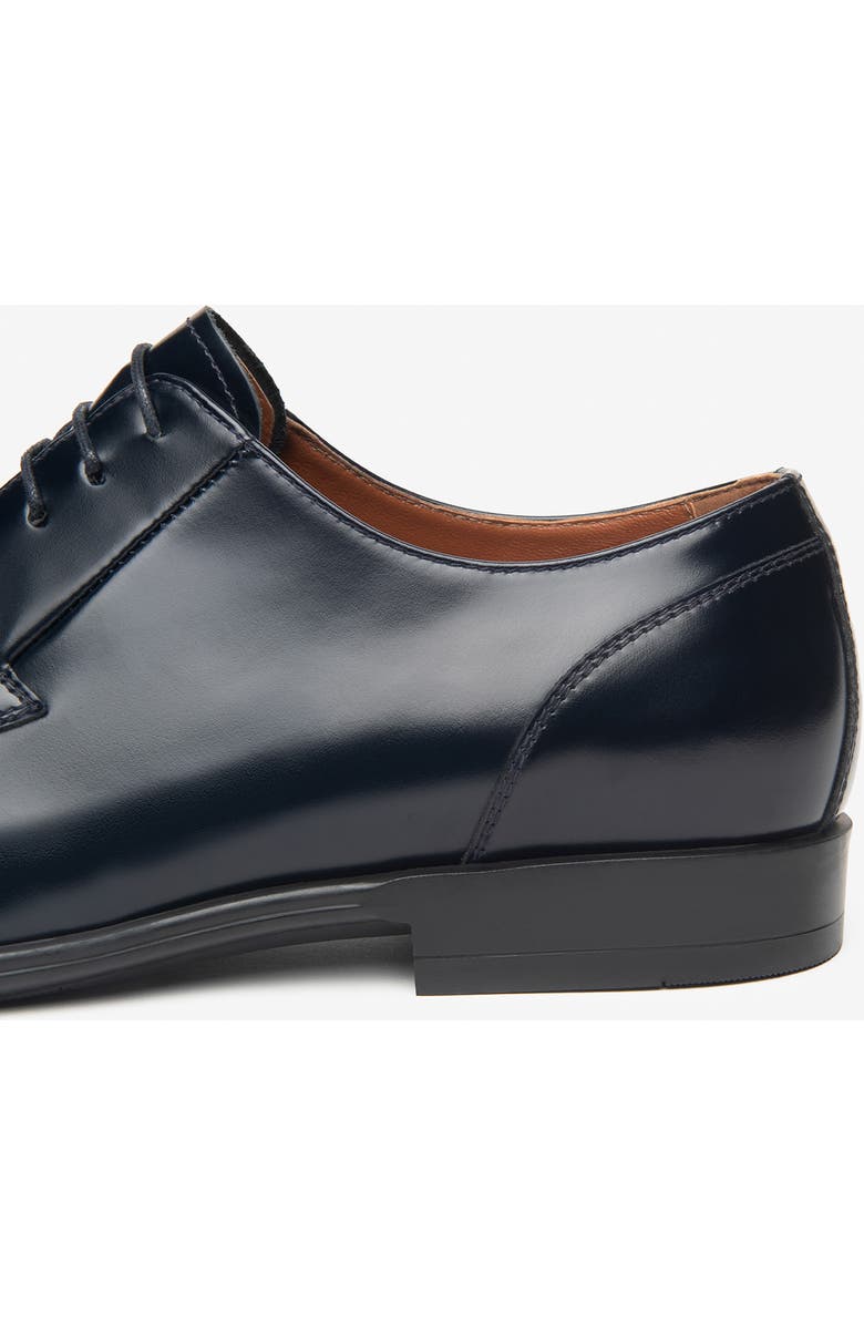 NeroGiardini Plain Toe Derby, Alternate, color, Navy