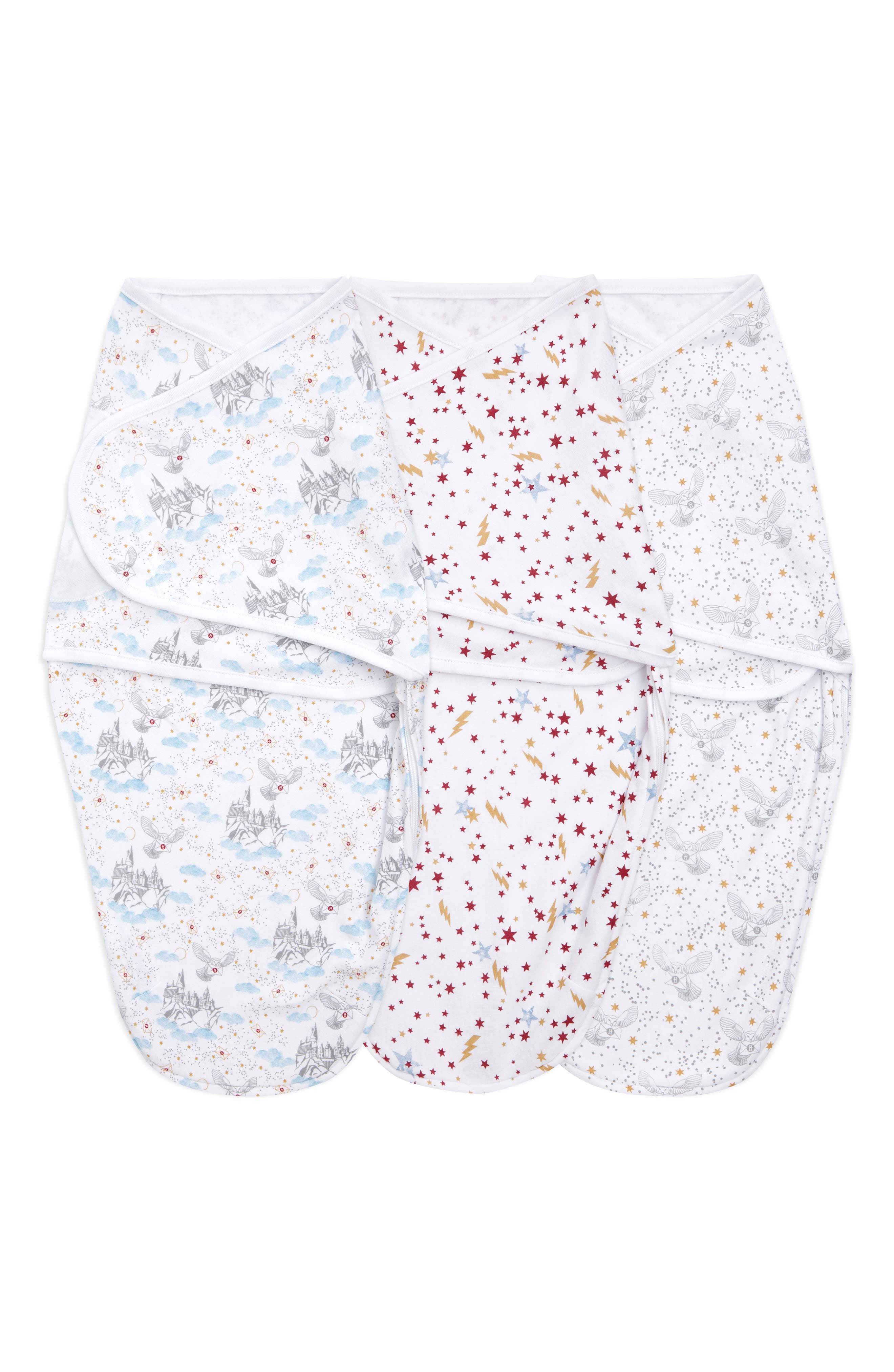 aden + anais Aden & Anais Essentials Wrap Swaddle - Set of 3 in Harry Potter Grey 
