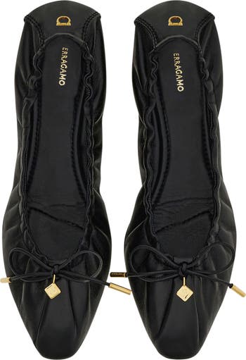 FERRAGAMO Joelle Elasticated Ballet Flat (Women) | Nordstrom