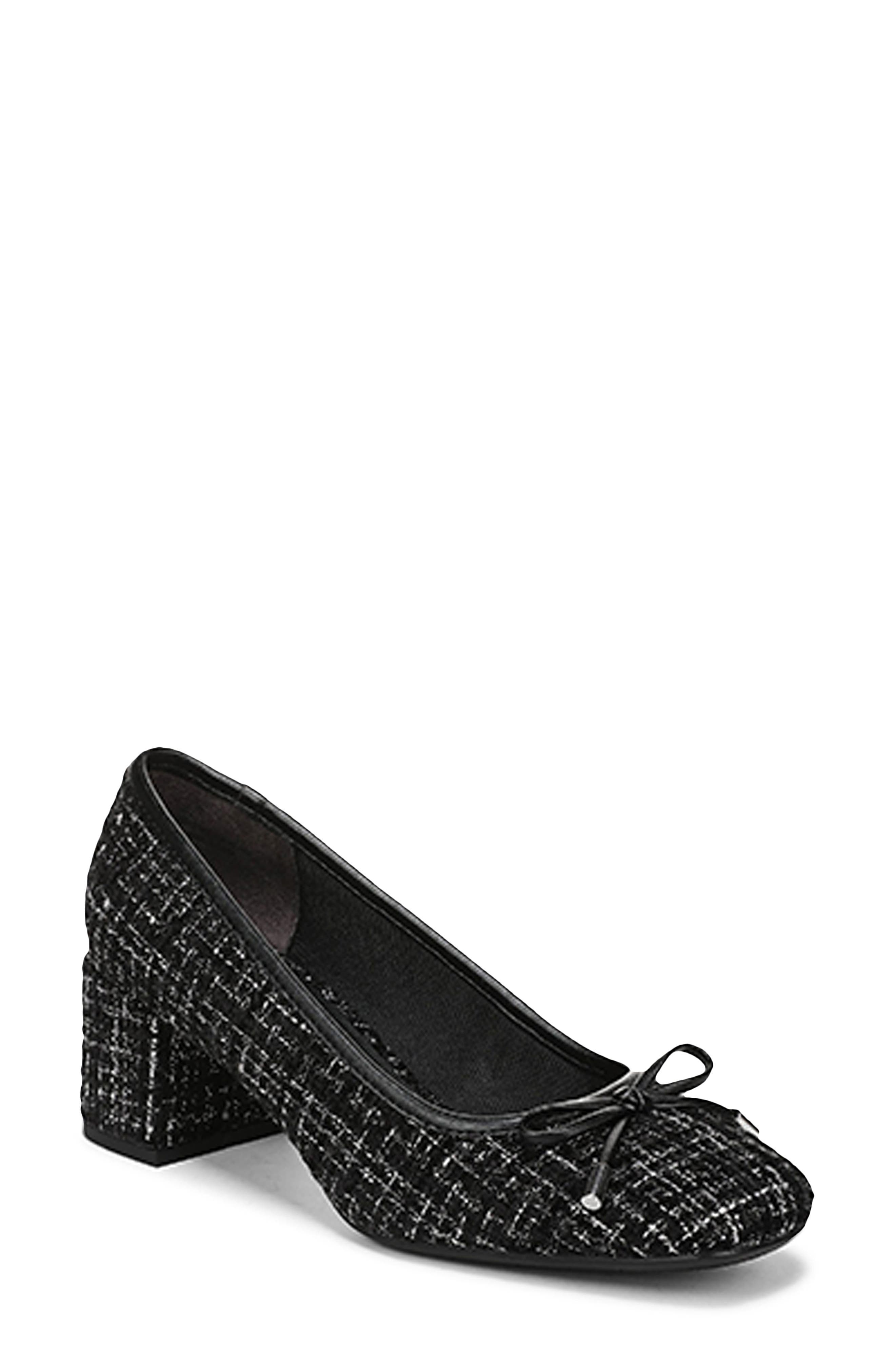 Cora Block Heel Pump, Main, color, BLACK