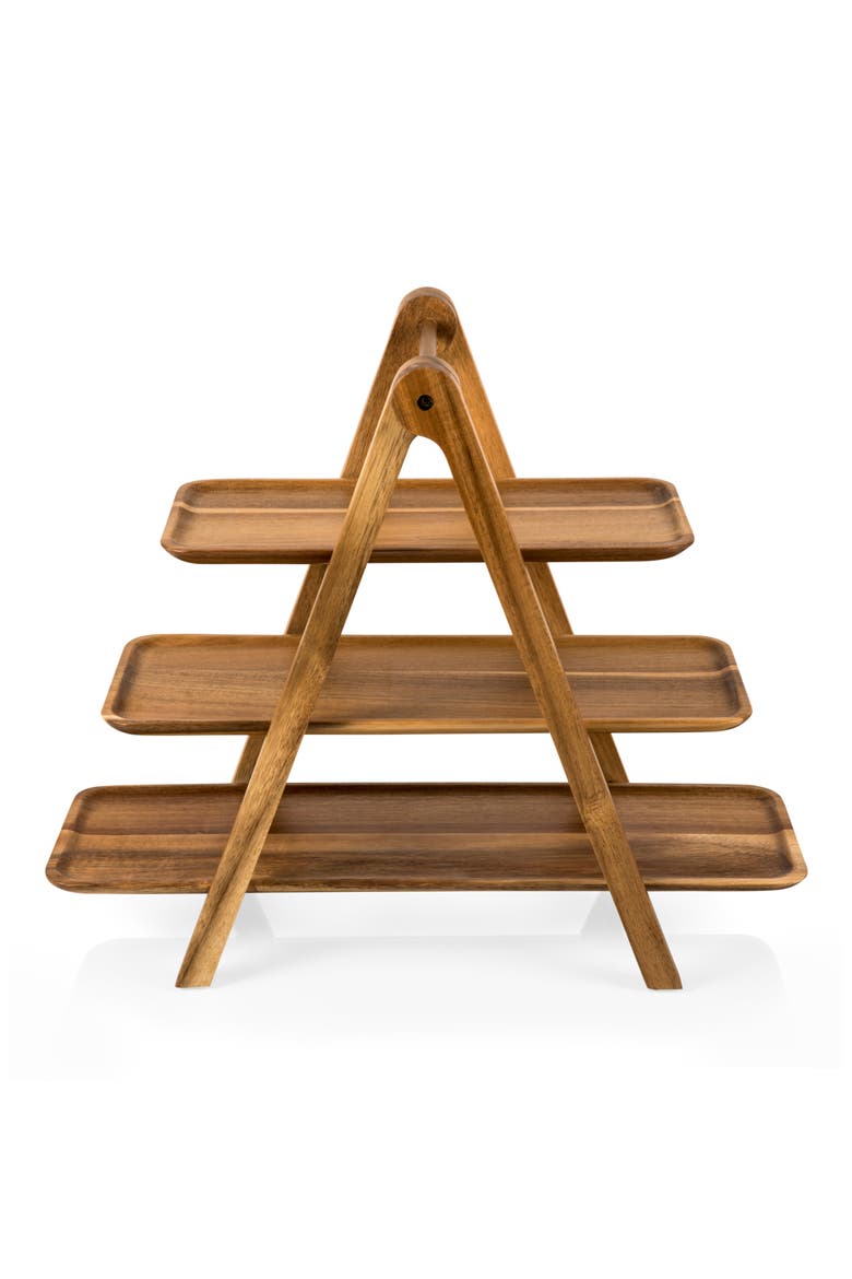 TOSCANA Tiered Serving Ladder, Main, color, BROWN