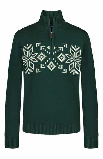 IZOD Kids' Fair Isle Quarter Zip Pullover