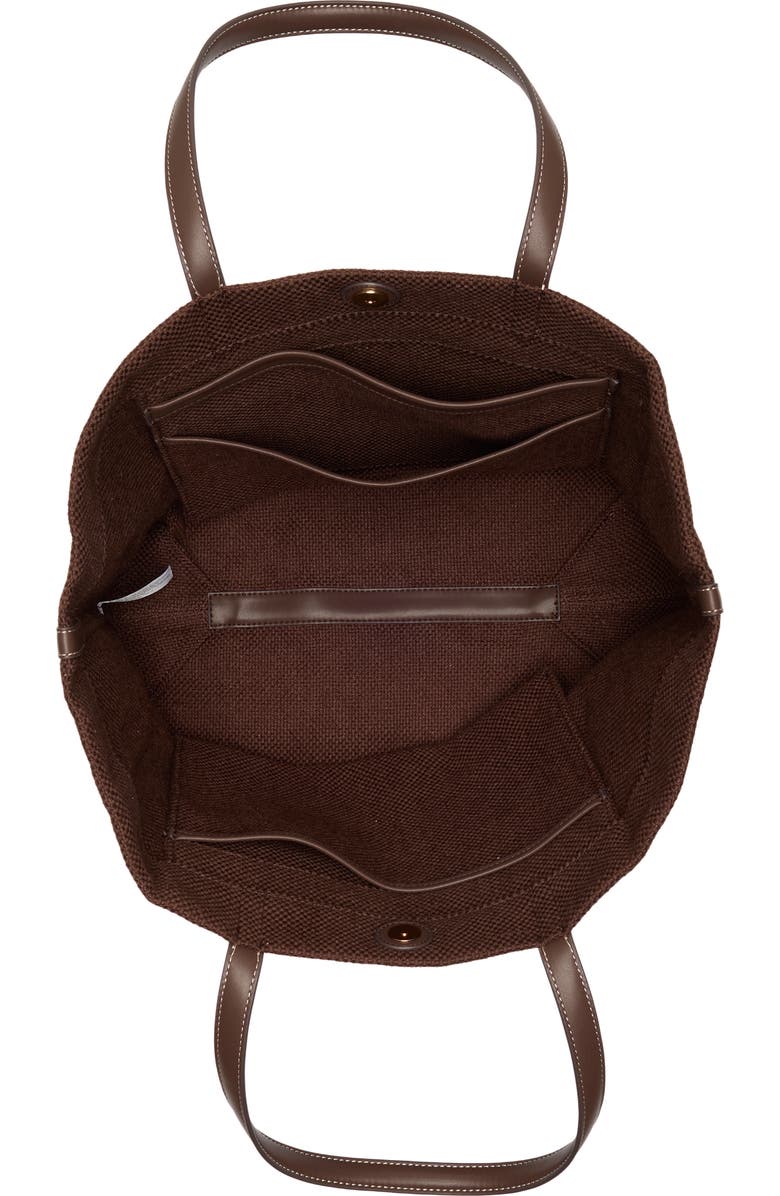 Sam Edelman Claire Classic Logo Tote, Alternate, color, Dark Brown