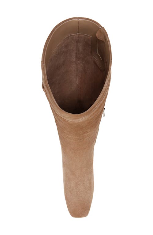 Sam Edelman Lyla Knee High Boot Almond Taupe Suede In Almond Taupe