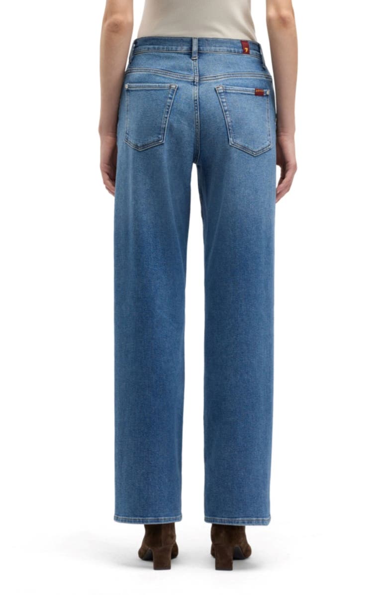 Seven Stovepipe Straight Leg Jeans, Alternate, color, Oceanstone
