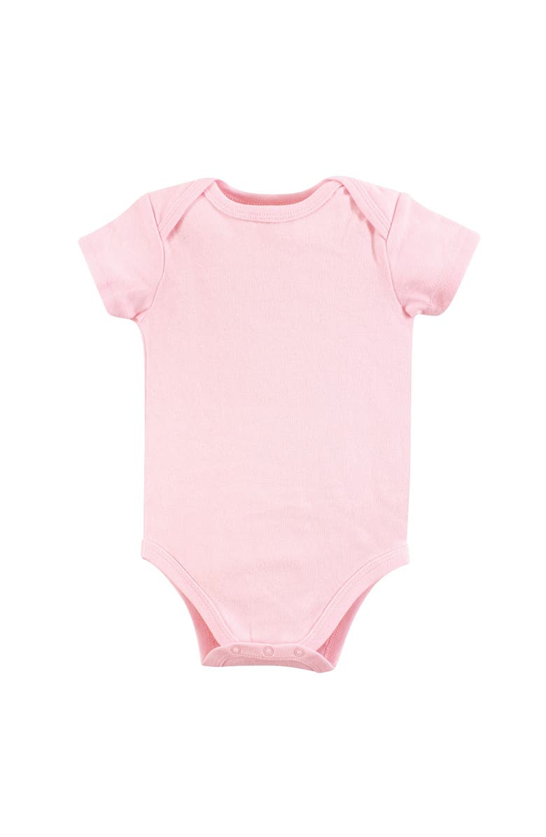 Luvable Friends Soft Cotton One-Piece, Main, color, Pink