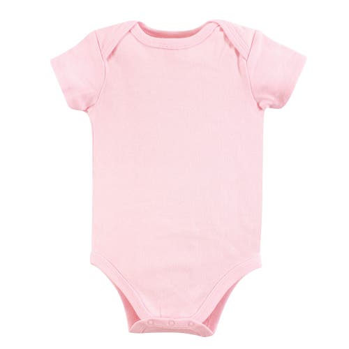 Luvable Friends Babies' Soft Cotton One-piece In Pink