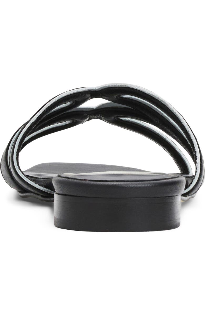 Bruno Magli Flore Slide Sandal, Alternate, color, Black Nappa/ Bone