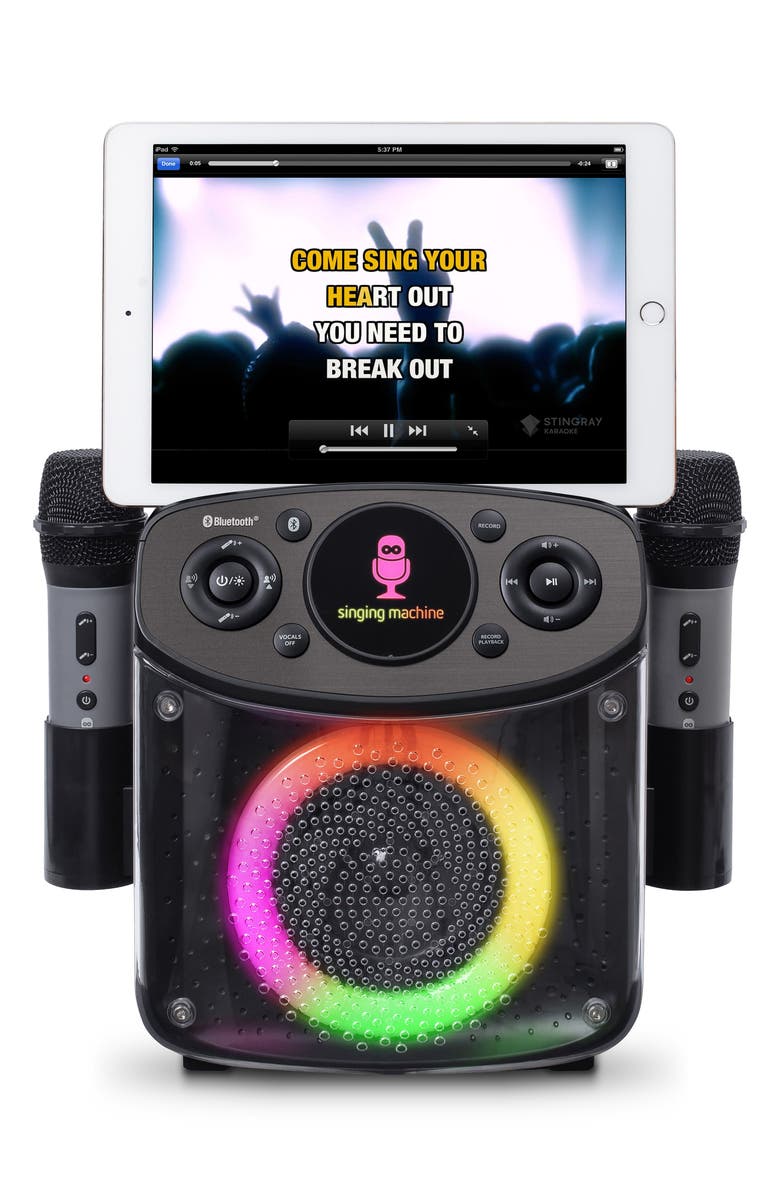 Singing Machine Mini Sparkle Bluetooth Karaoke Machine, Alternate, color,