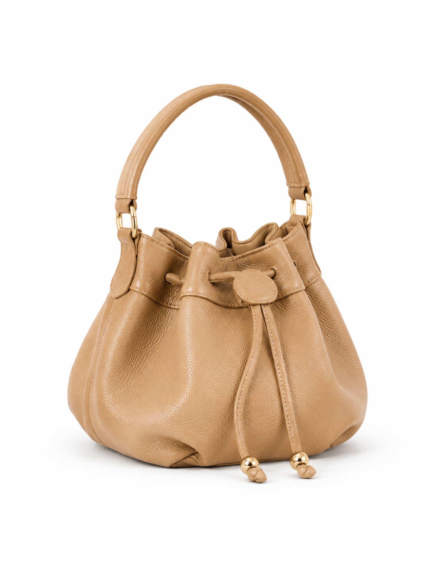 Sienne Luxury Bucket Handbag, Alternate, color, Honey